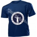 Tricou albastru marin Pot totul...